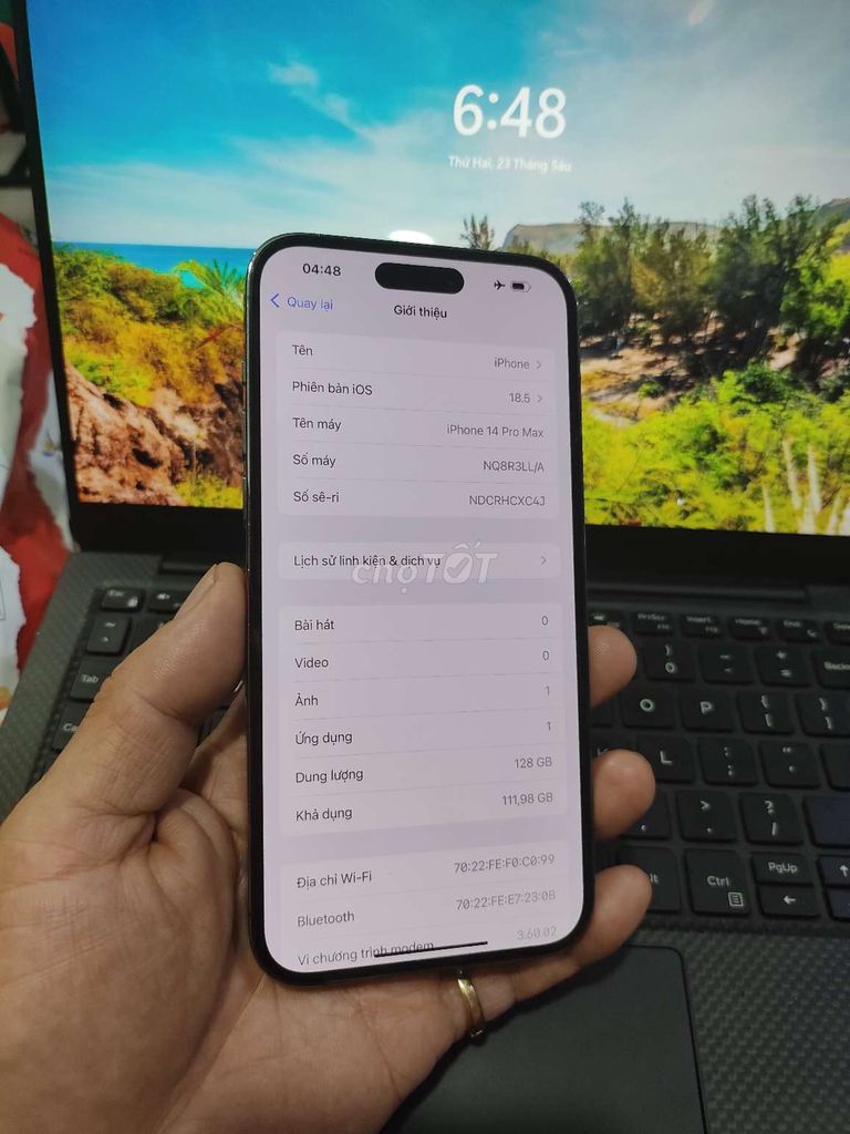 IPhone 14 Promax 128gb quốc tế