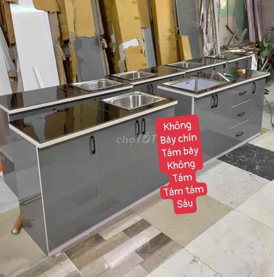 tủ, kệ bếp nhựa , sẵn hàng bồn đơn new##