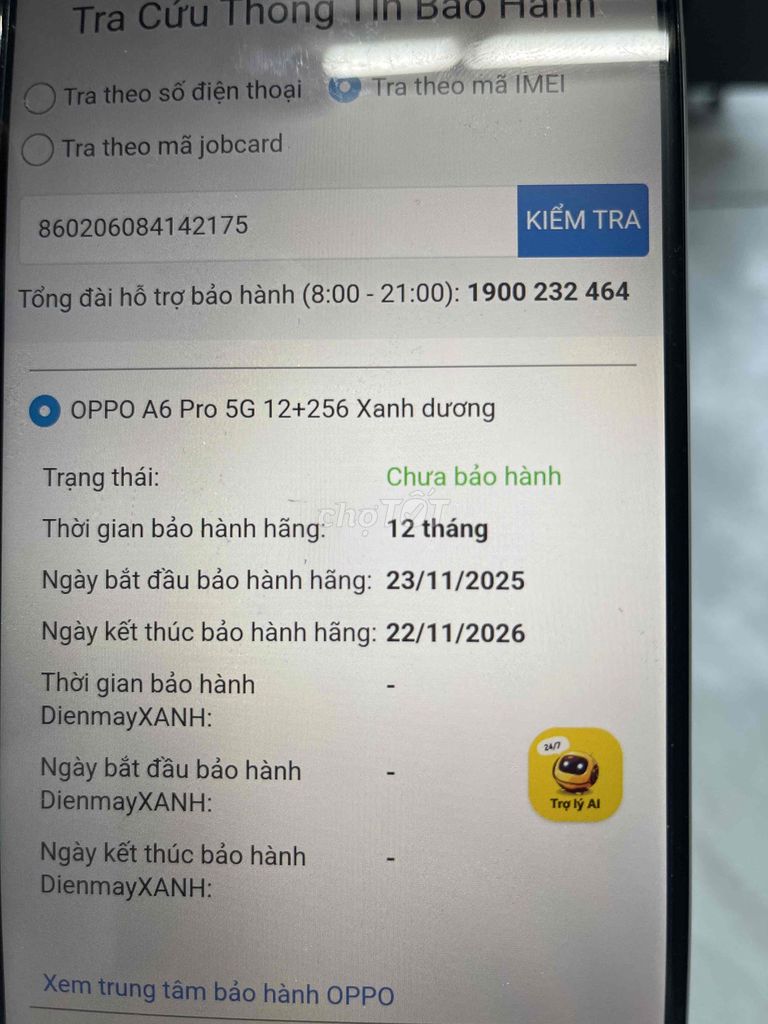 Oppo A6 Pro 5G 12/256GB BH 11/2026 TGDD toàn quốc. Mua bán Điện thoại tại Quận 8 Tp Hồ Chí Minh được đăng bởi Thanh Tâm Mobile hình 1
