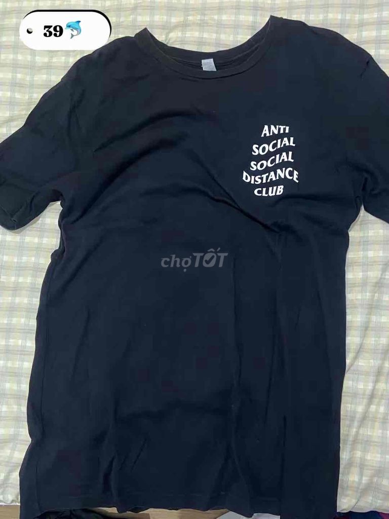 Áo thun Anti Social Social Club Cotton Đen. Mua bán Quần áo tại Thành phố Phan Thiết Bình Thuận được đăng bởi Nguyễn Thi Kim Ngân hình 1
