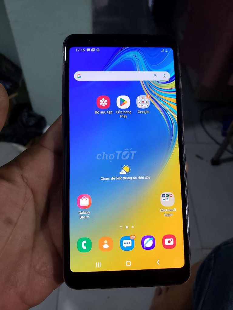 Samsung A7 2018 64GB Vàng đồng. Mua bán Điện thoại tại Huyện Bình Chánh Tp Hồ Chí Minh được đăng bởi tường san hình 1