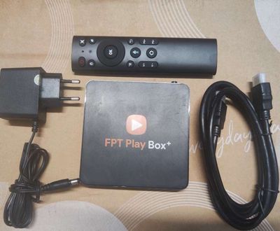 FPT Play box plus kèm remote chuột bay giọng nói