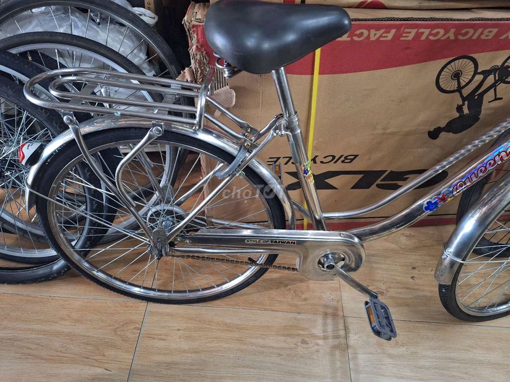 Xe inox 24 inch sáng bóng. Mua bán Xe đạp tại Quận Ninh Kiều Cần Thơ được đăng bởi mi ca hình 4