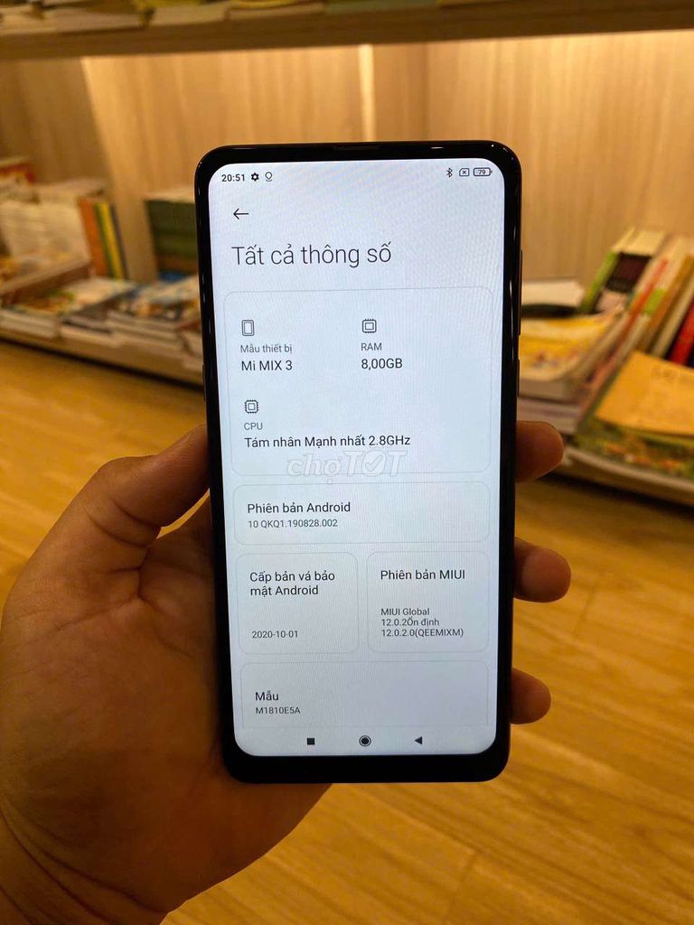 Mi Mix 3 Đen 8/256 Màn LCD full chức năng đẹp keng. Mua bán Điện thoại tại Quận Gò Vấp Tp Hồ Chí Minh được đăng bởi Thảo hình 3