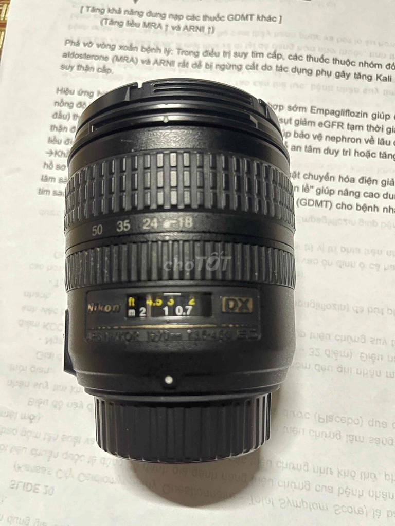 Ống kính Nikon AF-S 18-70mm DX Đen. Mua bán Máy ảnh, Máy quay tại Quận Ninh Kiều Cần Thơ được đăng bởi Toàn Dương hình 1