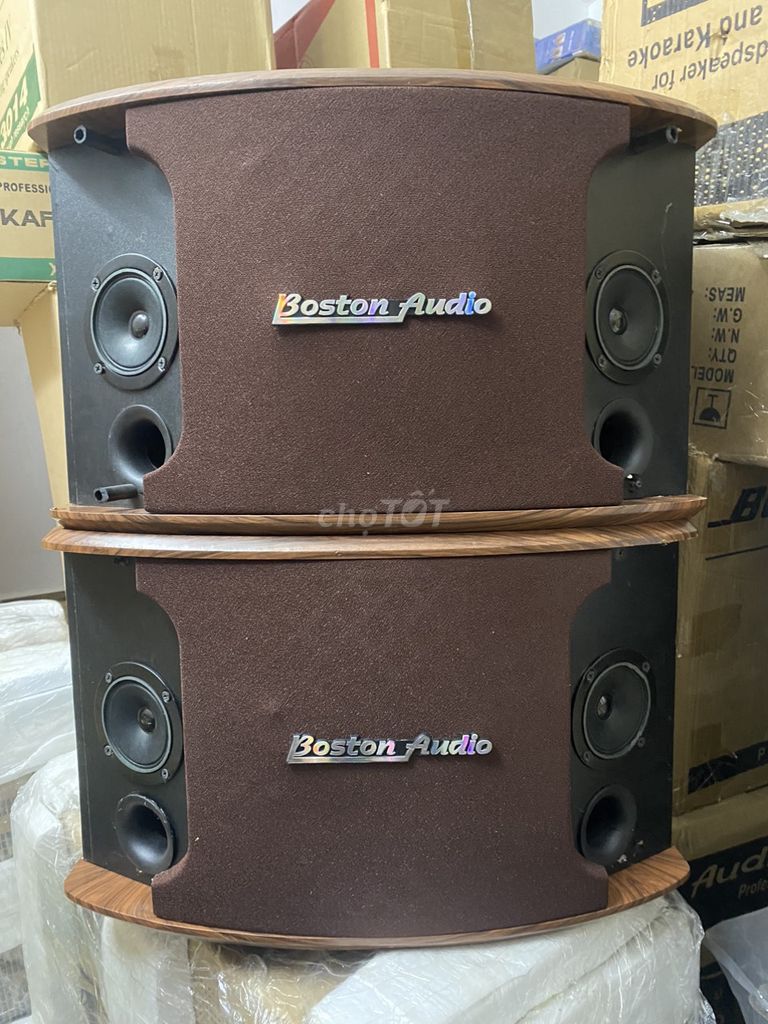 Cặp Loa Boston bass 25 NGHE NHẠC va HAT karaoke