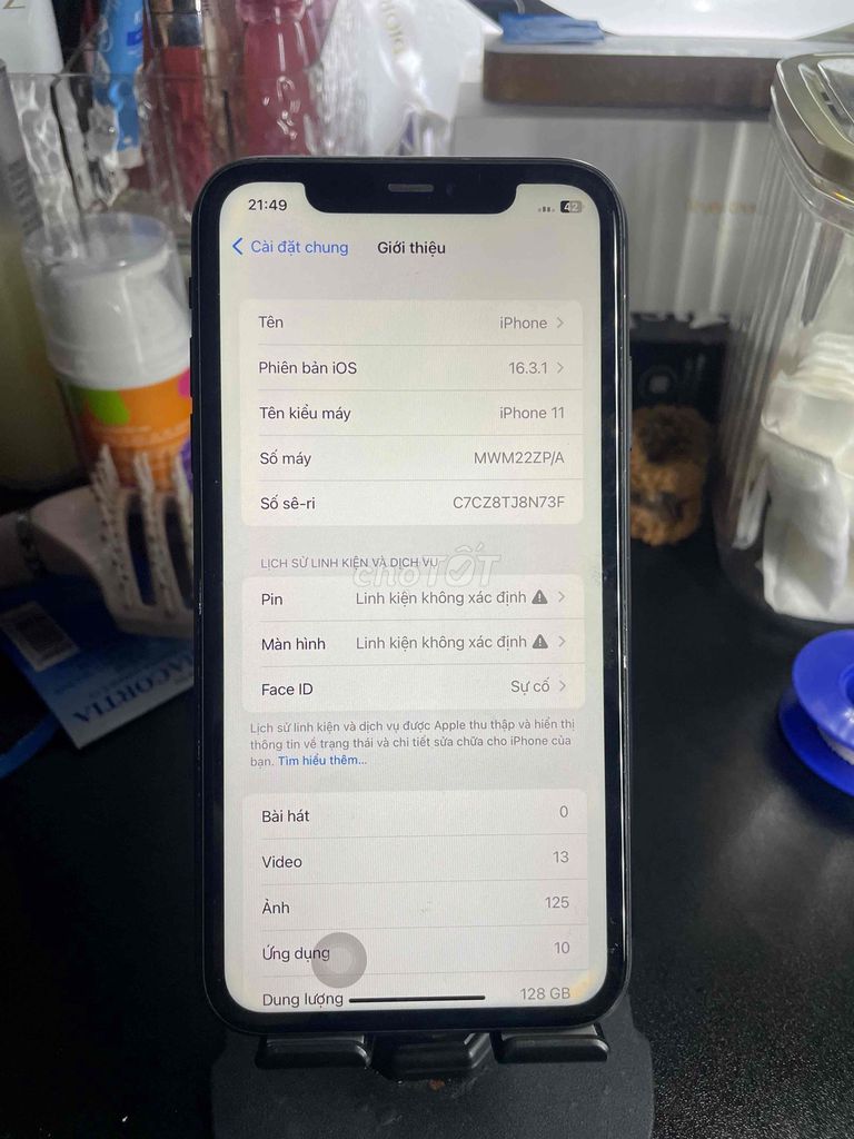 Apple iPhone 11 128GB Đen Đã qua sử dụng. Mua bán Điện thoại tại Quận Nam Từ Liêm Hà Nội được đăng bởi Bùi Thanh Phong hình 1