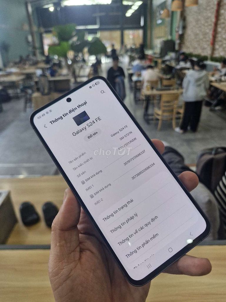 Samsung Galaxy S24 FE 5G 256gb zin áp 99%. Mua bán Điện thoại tại Quận Ninh Kiều Cần Thơ được đăng bởi nguyễn Trần Quân hình 1