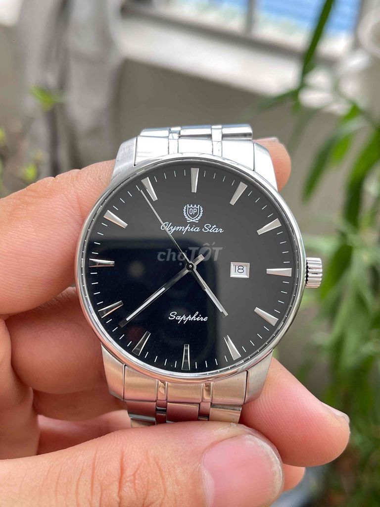 Đồng hồ Olympia Star Nam Pin Thụy Sĩ Bạc 42mm. Mua bán Đồng hồ tại Huyện An Dương Hải Phòng được đăng bởi hùng hình 1