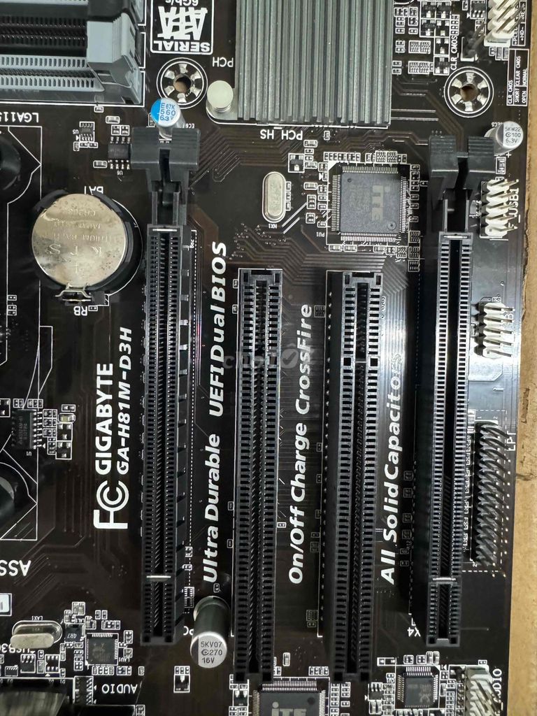 Mainboard Gigabyte H81M-D3H G3260 4 khe Đen. Mua bán Linh kiện (RAM, Card...) tại Quận 5 Tp Hồ Chí Minh được đăng bởi Bùi Duy Lân hình 1