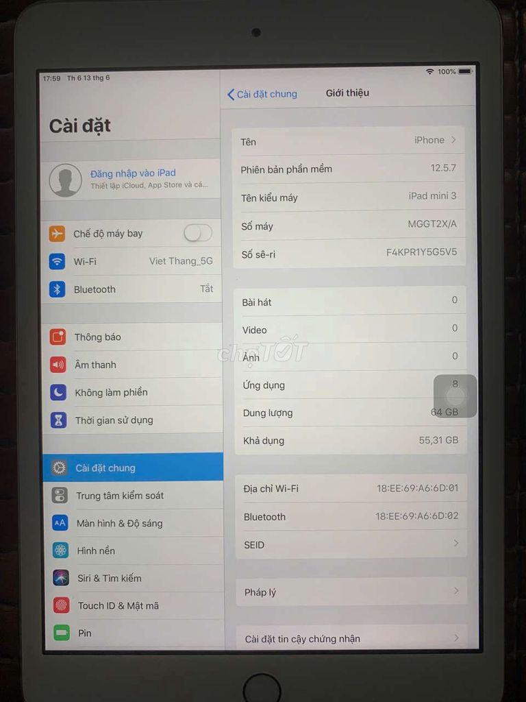 IPAD MINI. Mua bán Máy tính bảng tại Thành phố Vũng Tàu Bà Rịa - Vũng Tàu được đăng bởi Nguyễn Viết Thắng hình 5