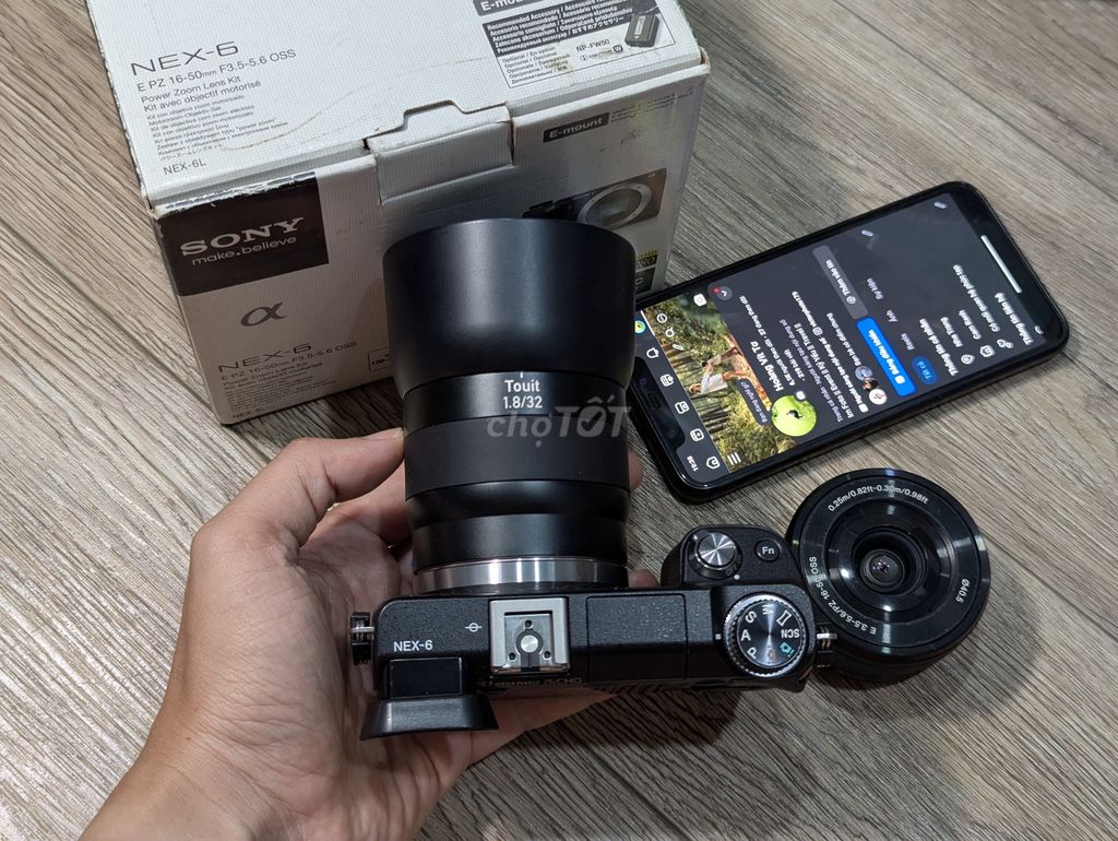 Máy ảnh Sony NEX-6. Mua bán Máy ảnh, Máy quay tại Thành phố Nha Trang Khánh Hòa được đăng bởi Hoàng XT30 hình 1