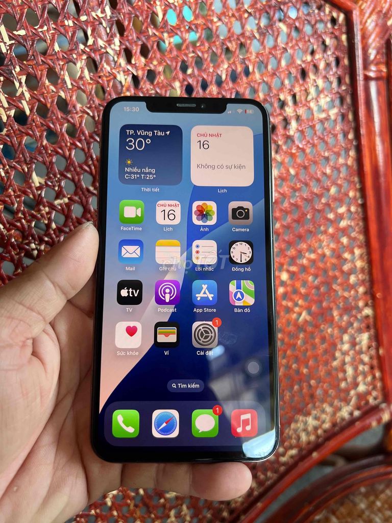 bán iphone xsm màu vàng gold zin full face id nhay