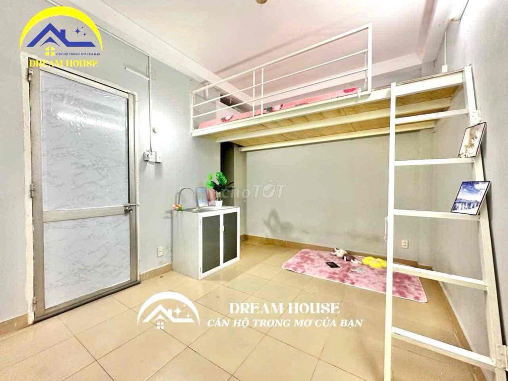 DUPLEX GÁC CAO - SẴN MÁY LẠNH - NGAY TÂN SƠN NHÌ - HUIT - VHU