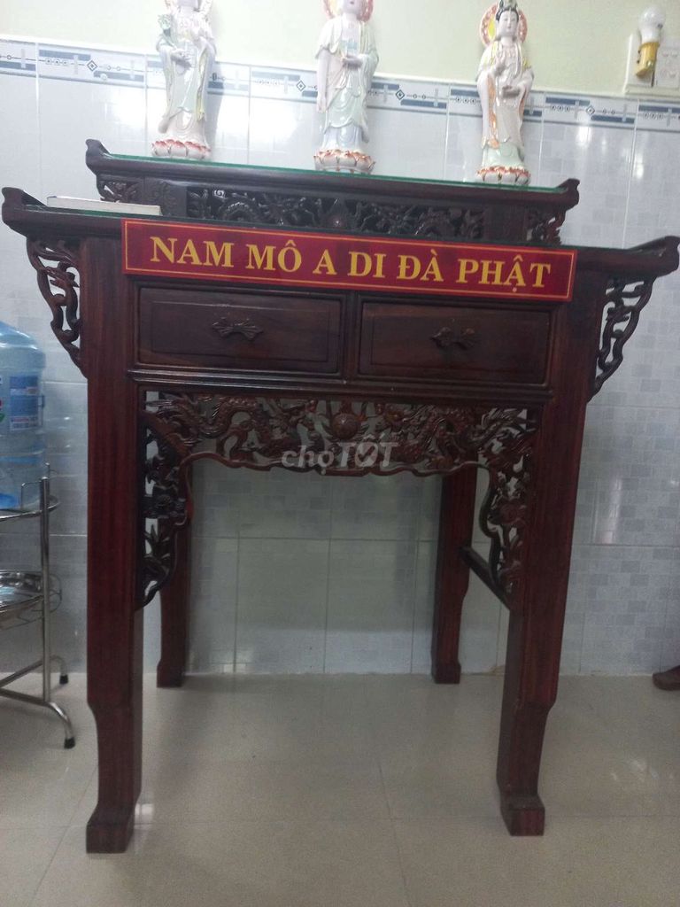 Bàn thờ Phật gỗ tốt và mới. Mua bán Nội thất, đồ gia dụng khác tại Quận Bình Tân Tp Hồ Chí Minh được đăng bởi Cathy hình 1
