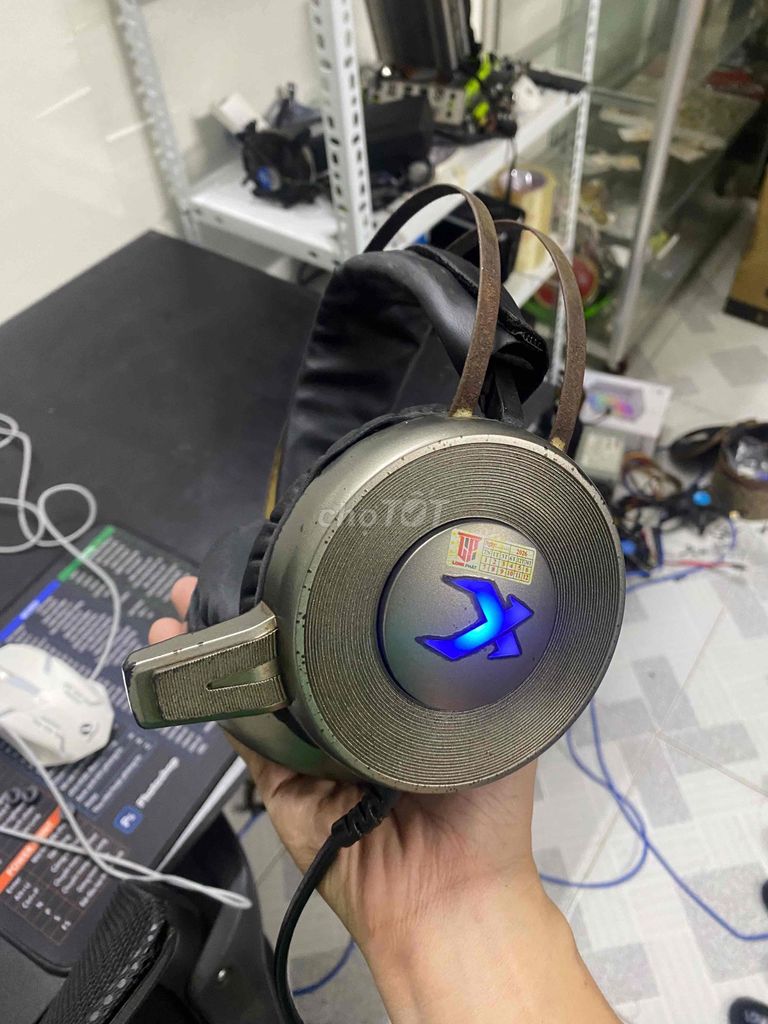 Tai nghe 7.1 gaming cũ. Mua bán Tivi, Âm thanh tại Huyện Định Quán Đồng Nai được đăng bởi HC Computer hình 1