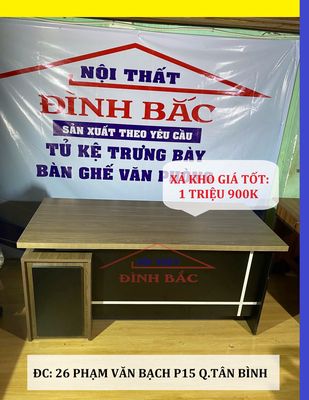 XẢ KHO BÀN GIÁM ĐỐC & BÀN VÁN GỖ MDF 3 NGĂN KÉO. Mua bán Đồ dùng văn phòng tại Quận Gò Vấp Tp Hồ Chí Minh được đăng bởi BÀN HỌP VĂN PHÒNG GIÁ TỐT TÂN BÌNH