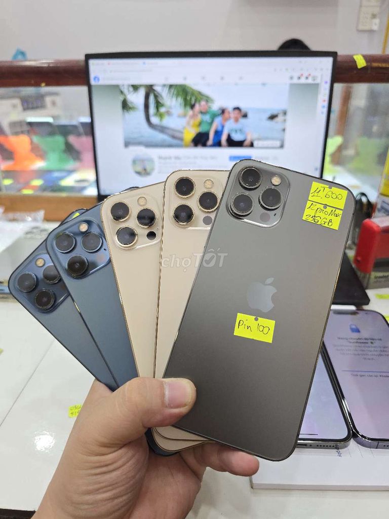 Apple Iphone 12 Pro Max - 128GB - 256GB. Mua bán Điện thoại tại Thành phố Long Xuyên An Giang được đăng bởi Facebook Cầm Đồ Thúy Vân hình 1