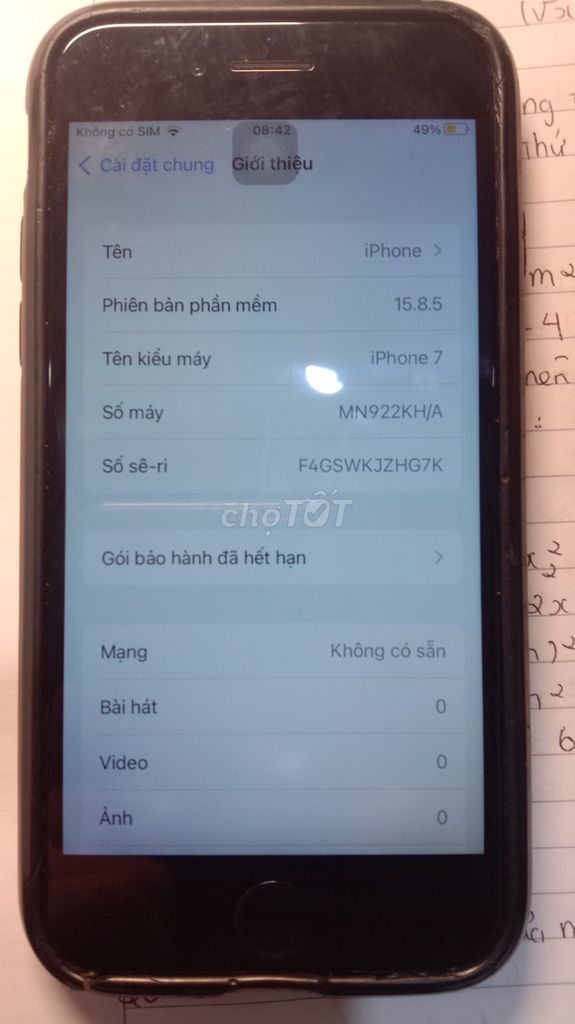 Apple iPhone 7 128GB Đen. Mua bán Điện thoại tại Huyện Ngọc Lặc Thanh Hóa được đăng bởi Tú Linv hình 1