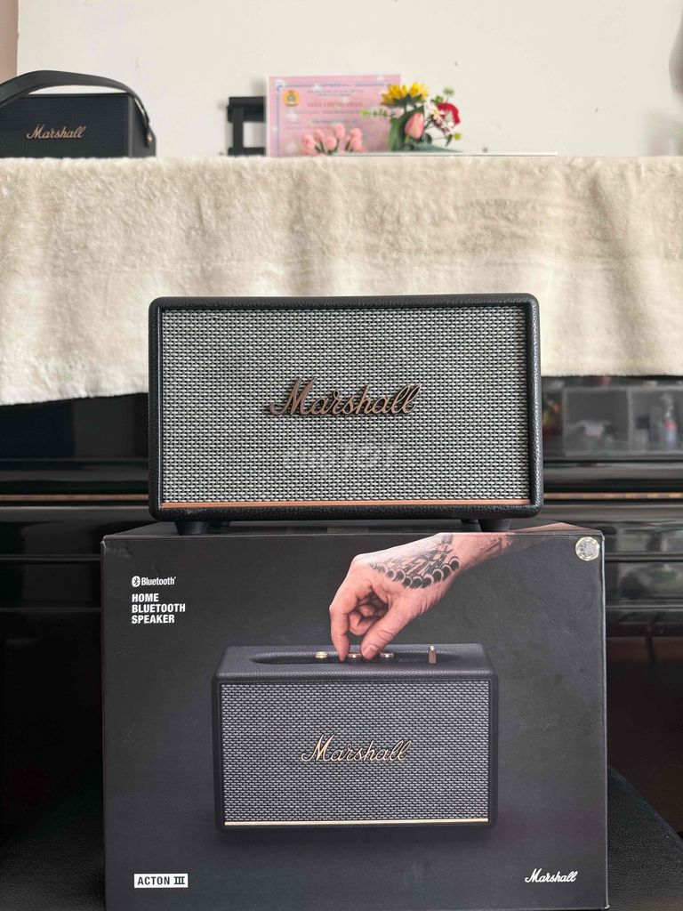 Loa Bluetooth Marshall Acton 3 Đen. Mua bán Tivi, Âm thanh tại Quận Gò Vấp Tp Hồ Chí Minh được đăng bởi Phu Hao hình 1