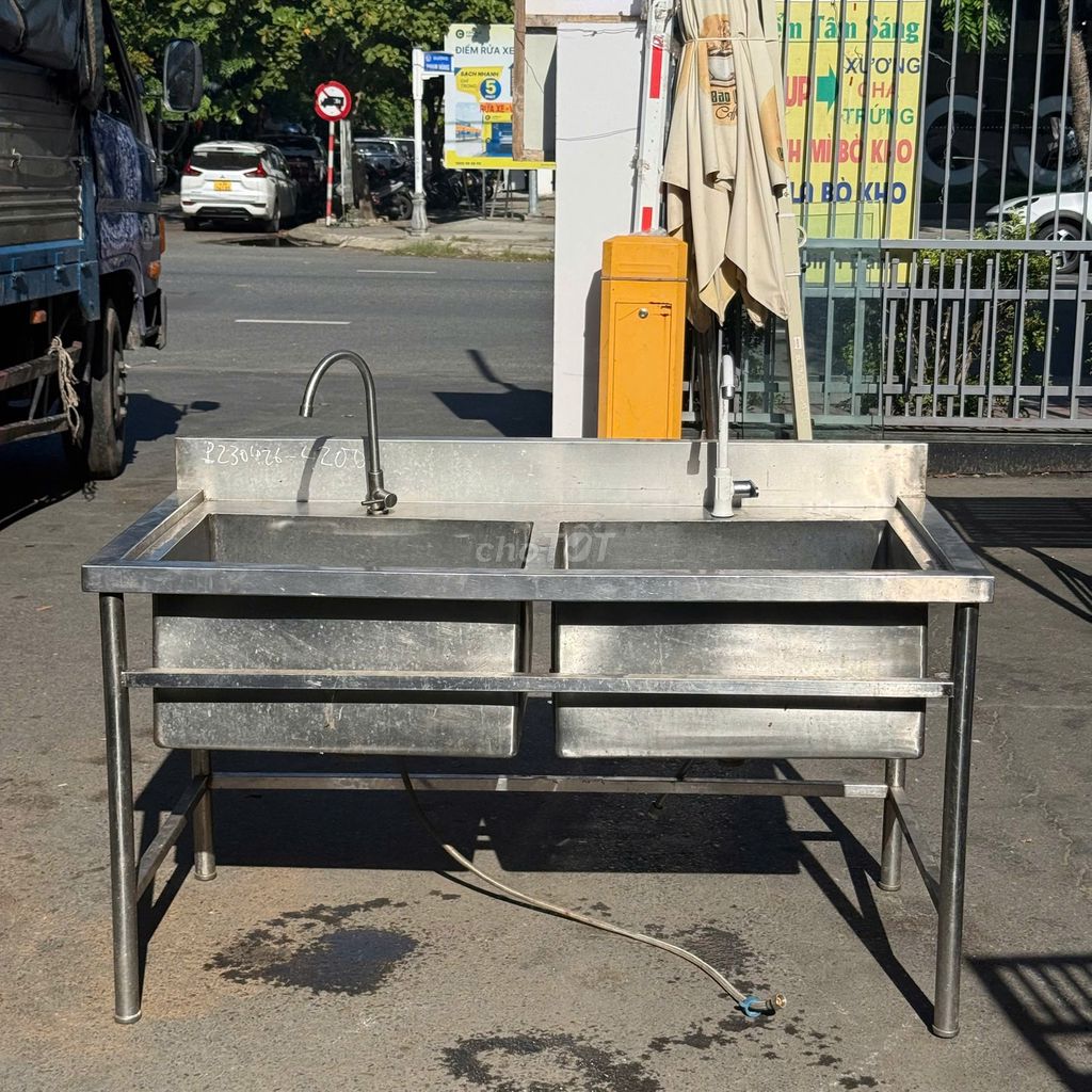 HL230726 Bồn rửa đôi	. Mua bán Dụng cụ nhà bếp tại Quận Cẩm Lệ Đà Nẵng được đăng bởi Huỳnh Hà  hình 1