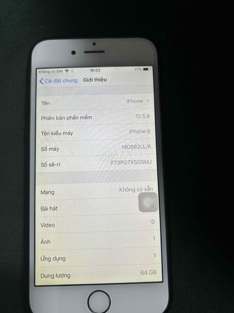 Apple iPhone 6 64GB Bạc. Mua bán Điện thoại tại Quận Tây Hồ Hà Nội được đăng bởi Hương hình 1