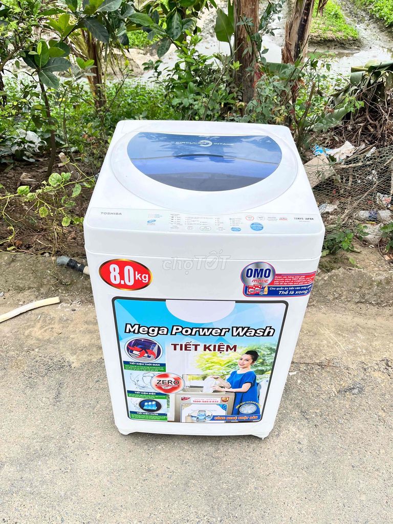 Máy giặt Toshiba 8.0kg. Mua bán Máy giặt tại Thành phố Thanh Hóa Thanh Hóa được đăng bởi Điện Máy Hoàng Bách hình 1
