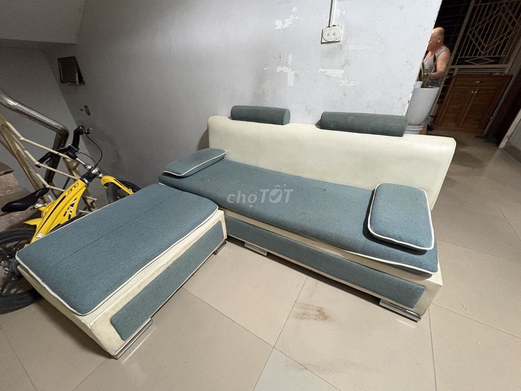 Ghế sofa Vải, Da 1m6. Mua bán Bàn ghế tại Quận Cầu Giấy Hà Nội được đăng bởi Tung hình 1