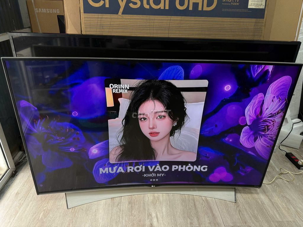 Tivi LG 65 Inch Màn Hình Cong 4K Giọng Nói. Mua bán Tivi, Âm thanh tại Quận Bình Tân Tp Hồ Chí Minh được đăng bởi KC Electronic hình 2