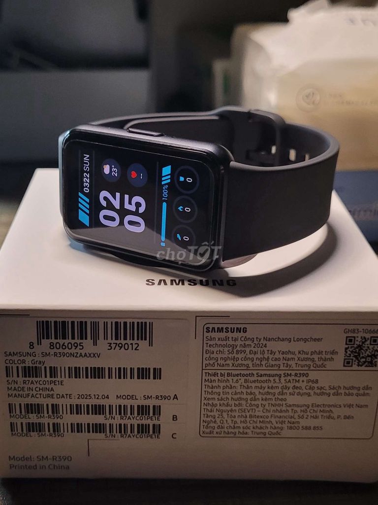 Samsung Galaxy Fit 3 Gray Đã sử dụng. Mua bán Thiết bị đeo thông minh tại Quận Ngô Quyền Hải Phòng được đăng bởi hùng hình 1