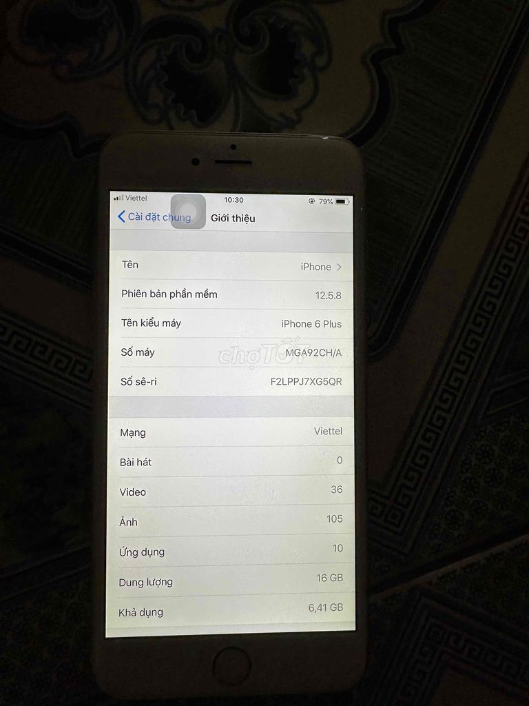 Apple iPhone 6 Plus 16GB Bạc. Mua bán Điện thoại tại Quận Long Biên Hà Nội được đăng bởi Đại lê hình 1