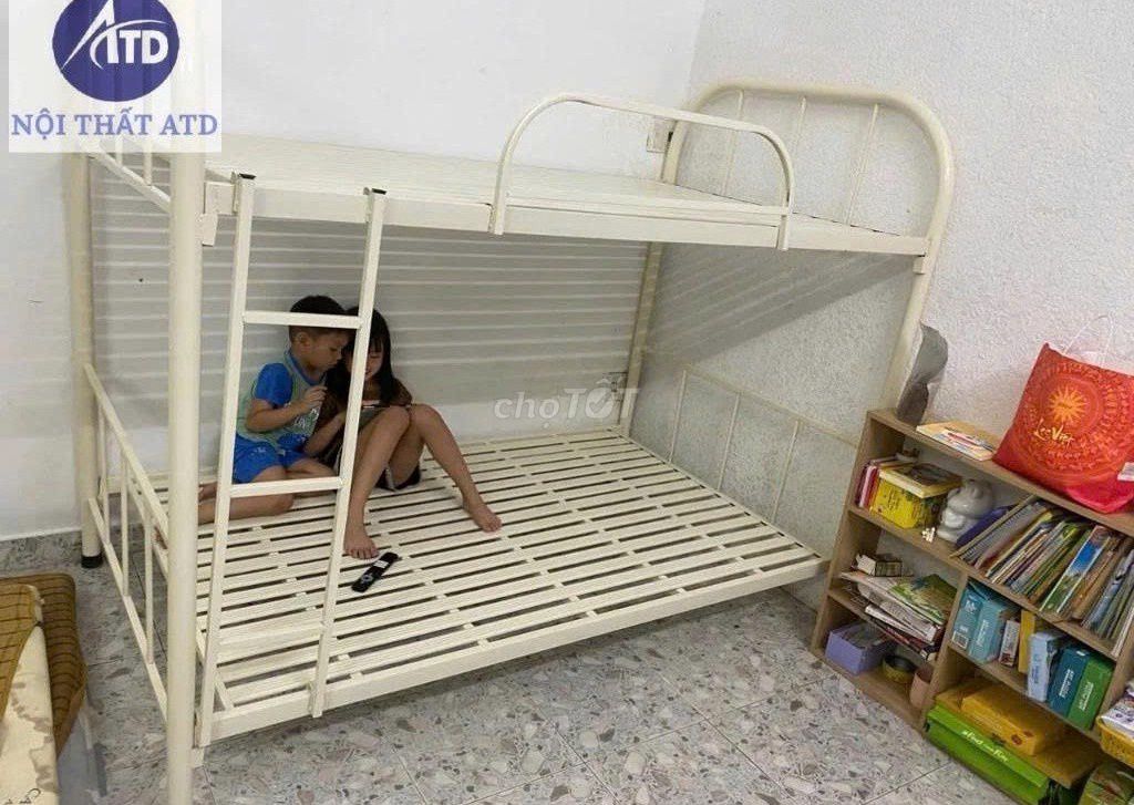 GIƯỜNG TẦNG+GIƯỜNG TẦNG SẮT*GIƯỜNG TẦNG. Mua bán Giường, chăn ga gối nệm tại Huyện Hóc Môn Tp Hồ Chí Minh được đăng bởi Tổng Kho Nội Thất Sài Gòn hình 1