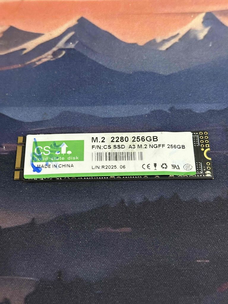 Ổ cứng SSD M.2 SATA 256GB Đã sử dụng. Mua bán Linh kiện (RAM, Card...) tại Huyện Chương Mỹ Hà Nội được đăng bởi Bùi Xuân Sắc hình 1