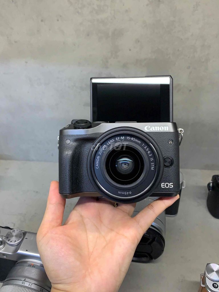 Máy ảnh Canon EOS M6 Xám kèm kit đẹp keng. Mua bán Máy ảnh, Máy quay tại Huyện Thanh Trì Hà Nội được đăng bởi Đoàn Nhi hình 1
