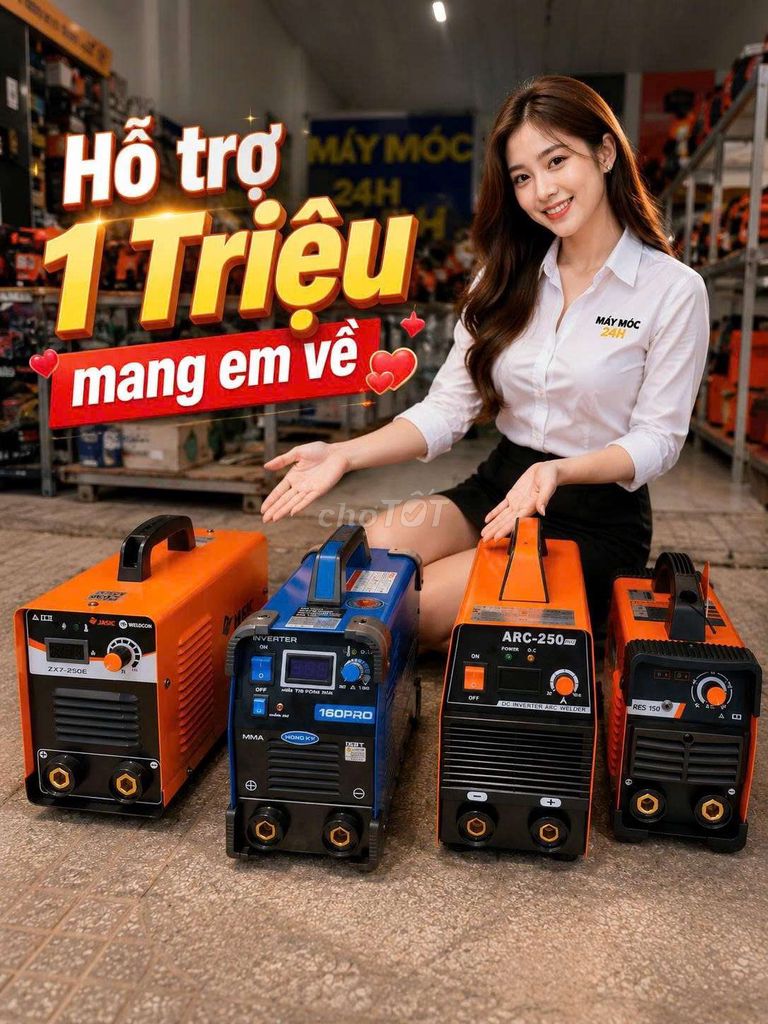 Top máy hàn que chuyên 3.2mm. Mua bán Đồ chuyên dụng, Giống nuôi trồng tại Thành phố Dĩ An Bình Dương được đăng bởi Máy Móc 24H hình 1