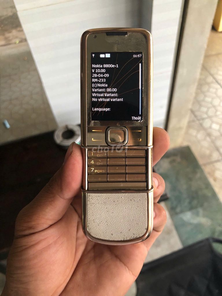 Nokia 8800 Gold Arte Vàng. Mua bán Điện thoại tại Huyện Bình Chánh Tp Hồ Chí Minh được đăng bởi Tú Duy hình 1