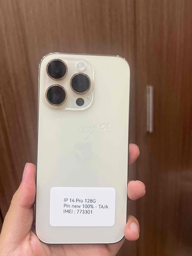 Apple iPhone 14 Pro 128GB Vàng 99%. Mua bán Điện thoại tại Huyện Thuỷ Nguyên Hải Phòng được đăng bởi Nhật Hạ Mobile hình 1