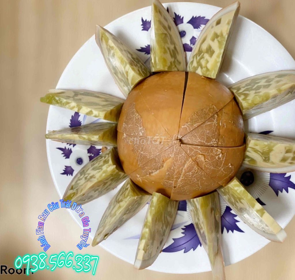 BÁNH FLAN RAU CÂU TRÁI DỪA