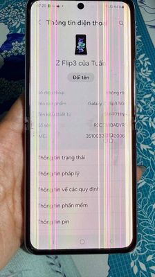 Samsung Galaxy Z Flip3 5G Tím Đã sử dụng