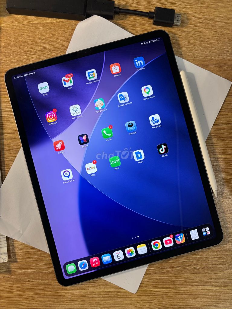 Apple iPad Pro 2028 12.9 inch Xám và apple pencil. Mua bán Máy tính bảng tại Quận 7 Tp Hồ Chí Minh được đăng bởi An hình 1