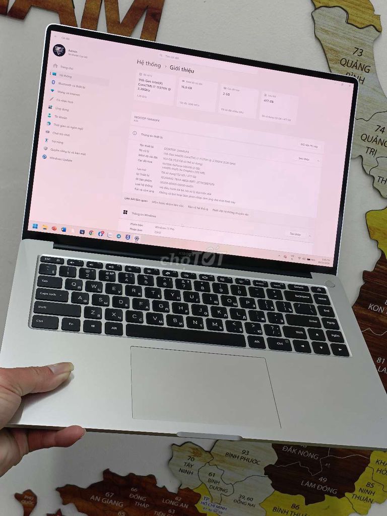 NOTEBOOK PRO i7-11370H car rời 2G màn OLED 3k. Mua bán Laptop tại Thành phố Đà Lạt Lâm Đồng được đăng bởi NGUYEN THANH DALAT hình 1