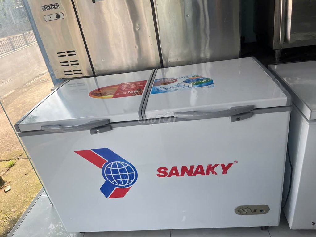 Tủ đông -mát Sanaky 560L, bh 3 tháng,