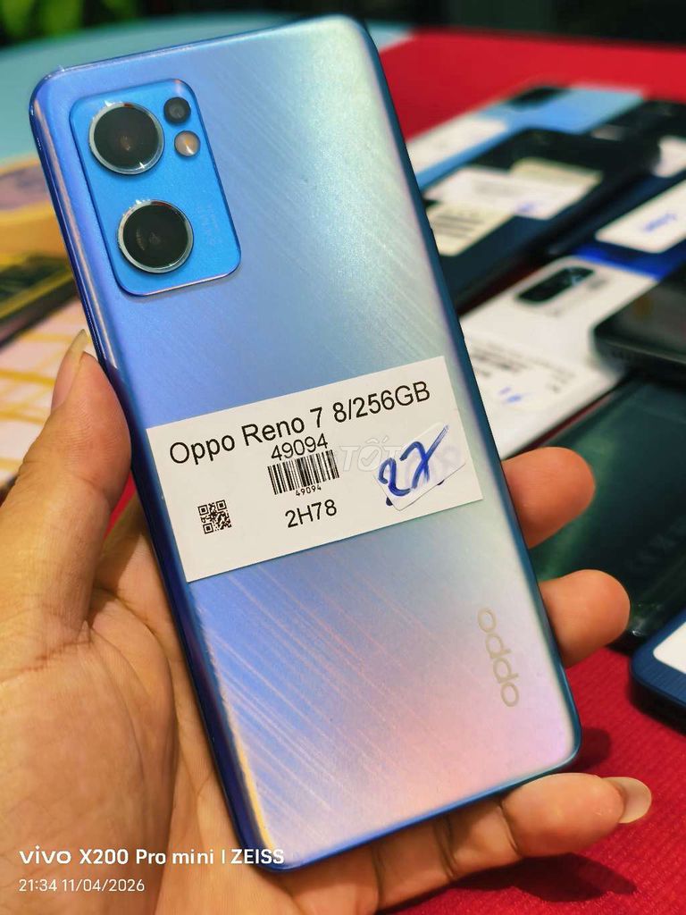 OPPO Reno 7 256GB zin đẹp full. Mua bán Điện thoại tại Quận Tân Bình Tp Hồ Chí Minh được đăng bởi Táo Bán Lổ hình 1