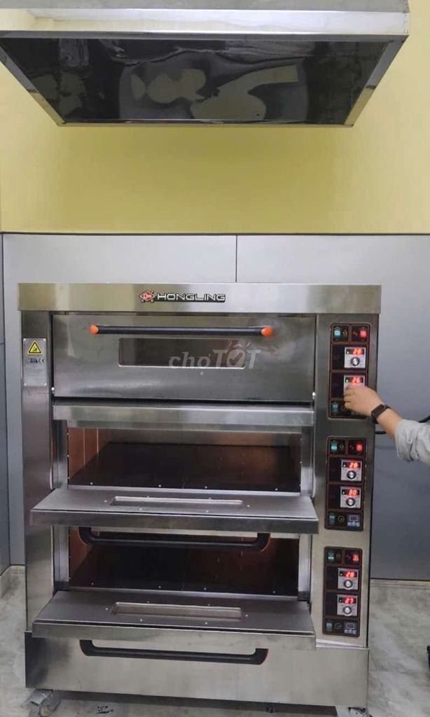 Lò nướng điện HongLing XYF-3KA-N 3 tầng 380V. Mua bán Bếp, lò, đồ điện nhà bếp tại Huyện Cần Giuộc Long An được đăng bởi Võ Minh Quốc hình 1