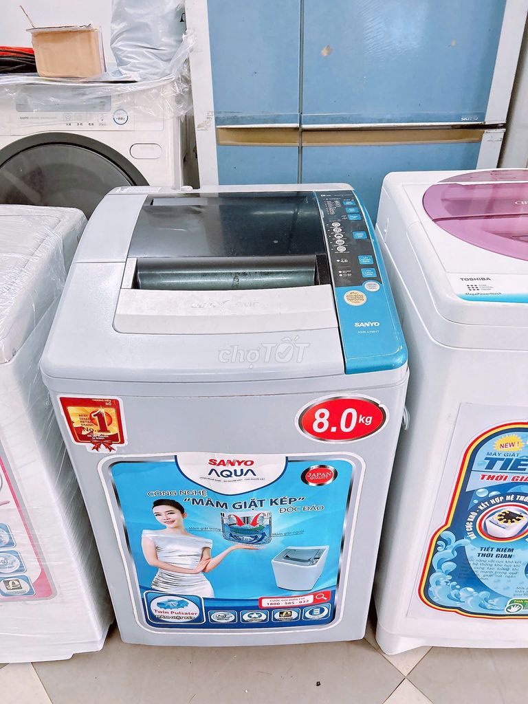 máy giặt Sanyoiu dòng 8.33kg nguyên zin, như ảnh