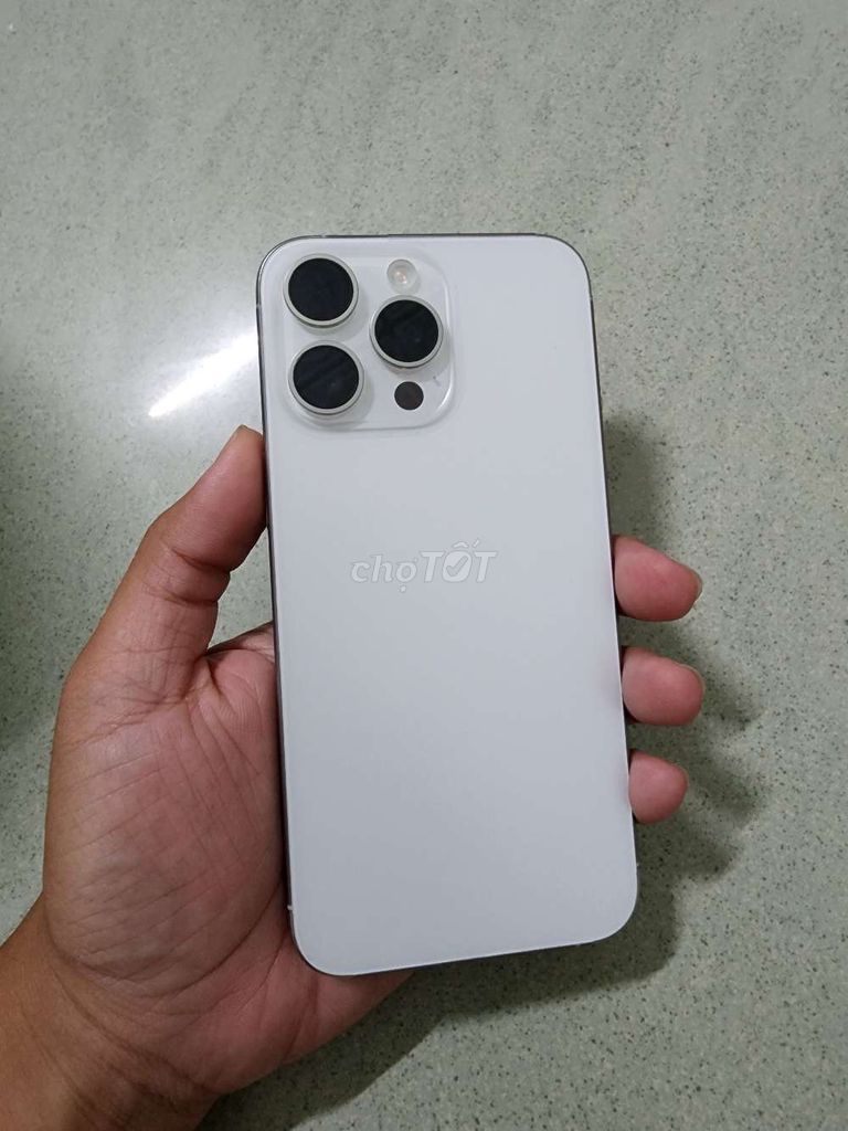 BÁN HOẶC GL  iPhone 15 ProMax 256GB Trắng VN/A. Mua bán Điện thoại tại Thành phố Mỹ Tho Tiền Giang được đăng bởi wwuwu hình 1