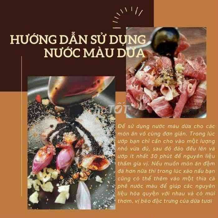Nước màu dừa đặc sản bến tre. Mua bán Đồ ăn, thực phẩm và các loại khác tại Quận Gò Vấp Tp Hồ Chí Minh được đăng bởi kaka hình 1