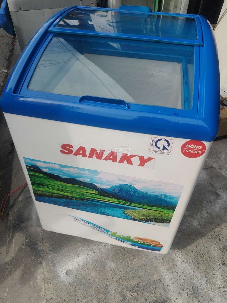 Tủ đông Sanaky 150L Trắng Xanh đã sử dụng. Mua bán Tủ lạnh tại Huyện Hóc Môn Tp Hồ Chí Minh được đăng bởi long hình 1