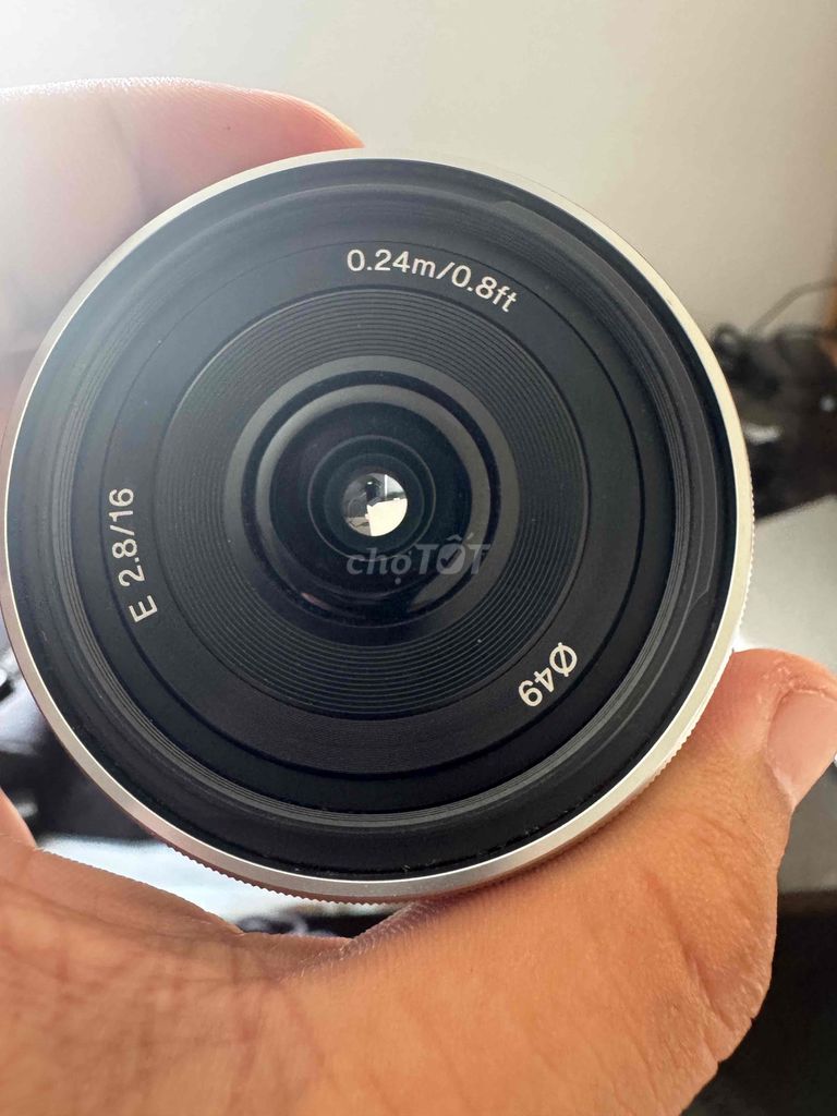 Ống kính Sony SEL 16mm E 2.8/16 Bạc. Mua bán Máy ảnh, Máy quay tại Quận Tân Phú Tp Hồ Chí Minh được đăng bởi Phạm Hiếu hình 1