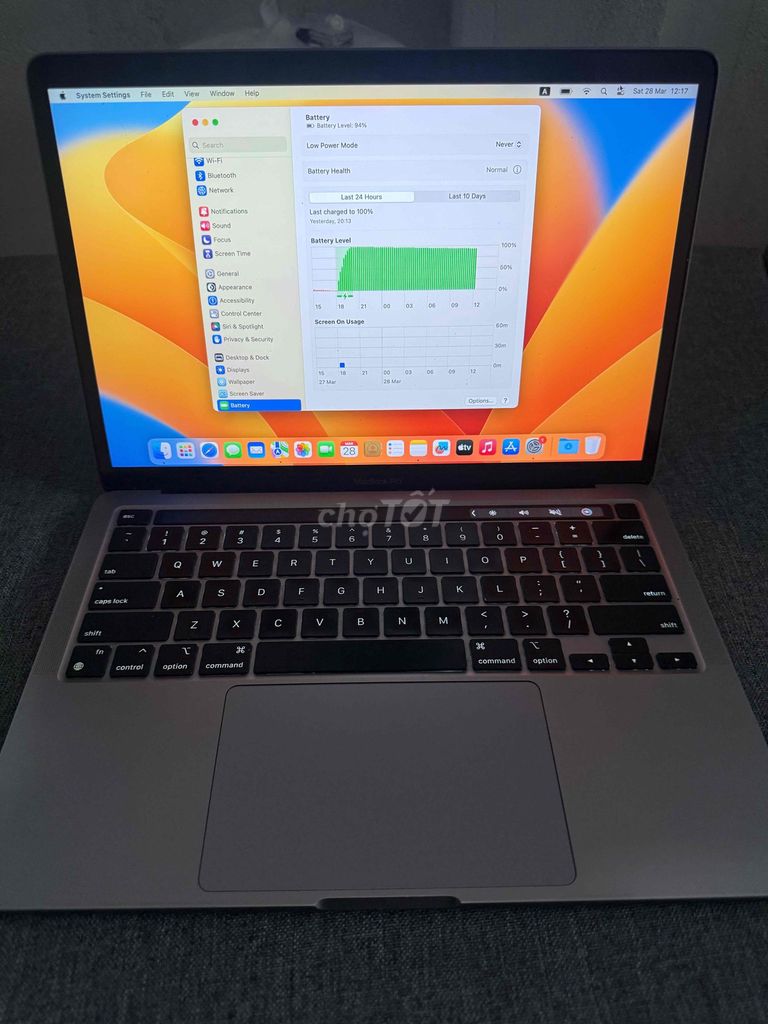 Apple MacBook Pro M1 8GB/512GB Xám. Mua bán Laptop tại Thành phố Dĩ An Bình Dương được đăng bởi Cầm Đồ Lê Huy hình 1